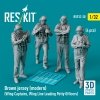 RESKIT RSF32-0030 Brown jersey (modern) (Wing Captains, Wing Line Leading Petty Officers) (4 pcs) (3D Printed) (1/32)